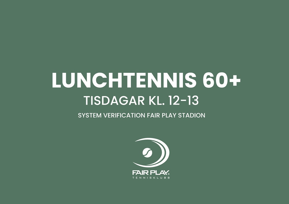 Lunchtennis 60 Plus